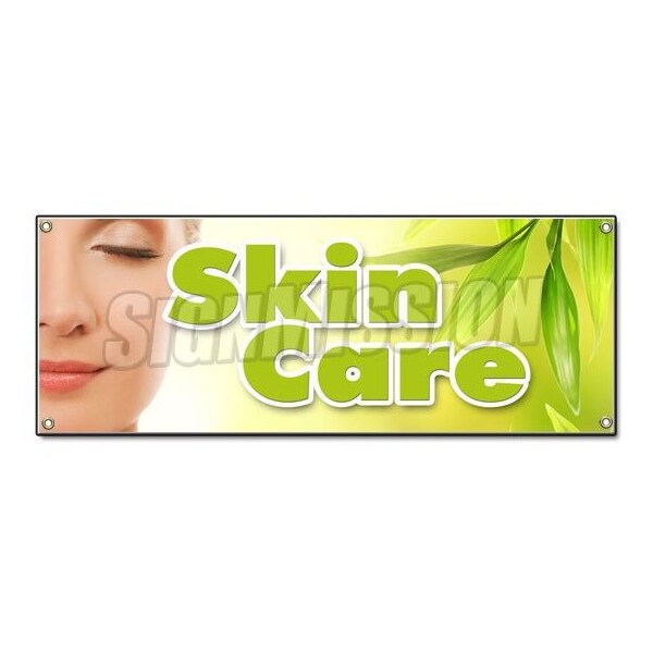 Signmission SKIN CARE BANNER SIGN esthetician spa massage specialist salon dermatologist B-Skin Care - main